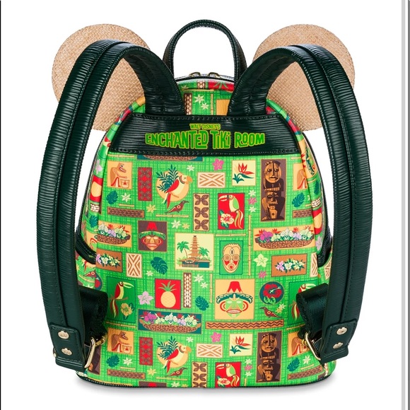 Nwt loungefly Disney The main attraction Enchanted Tiki Room mini backpack - Picture 2 of 5